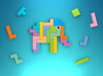 Puzzle cu pătrate blochaus: Tangram